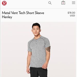 Lululemon Mental Vent Tech short sleeve shirt